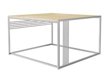 Столик журнальный AF108. А-Silver