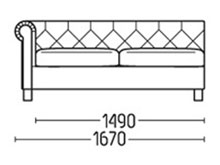 Диван Афродита-Секция 3 DLS