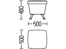 Пуф Ажур 1  DLS