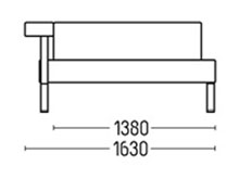 Диван "Аксиома-Секция 2" DLS