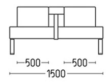 Диван "Аксиома-Секция "дуплекс"" DLS