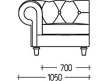 Диван Альтаир-секция-1 DLS