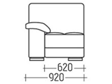 Диван Амбер-Секция 1 DLS