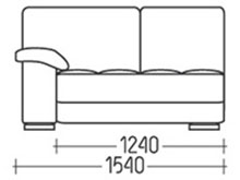 Диван Амбер-Секция 2 DLS