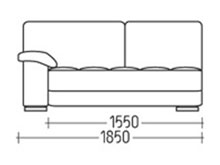 Диван "Амбер-Секция 3" DLS