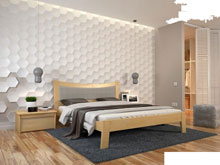 Кровать Гармония дуб 80х200