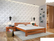 Двуспальная кровать Симфония бук 180х190