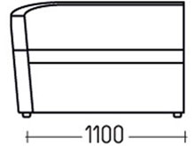 Диван Айрис-Секция-2 DLS