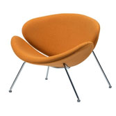 Foster кресло лаунж жёлтый карри