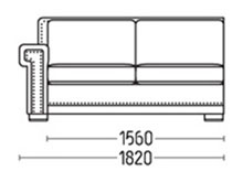 Диван Атлант-Секция 3 DLS