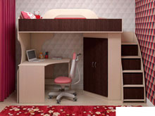 Кровать-чердак КВЕСТ-B