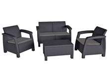 Комплект садовой мебели Bahamas серый