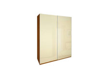 Шкаф-купе Белла глянец ваниль-вишня бюзум