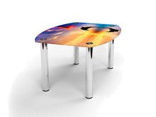 Журнальный стол бочка Ocean 70х53