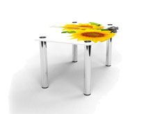 Журнальный стол бочка Sunflower 70х53