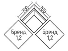 Диван Бренд-угол DLS