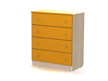 Комод МДМ-5 Маугли оранж