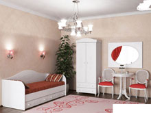 Спальный гарнитур для девочки Ассоль-2