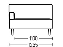 Диван "Дени-секция-2" DLS