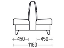Диван Дерби-дабл DLS