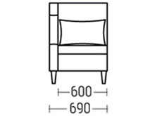 Диван Дестини-Секция 1 DLS