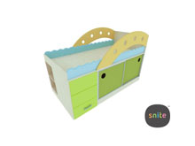 Кровать - чердак ГР-203 Городок