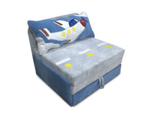 Детский диван Омега-аппликация Самолет