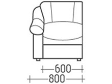 Диван Диалог-Секция 1 DLS