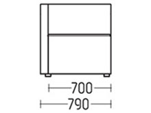 Диван Диско-Секция 1 DLS