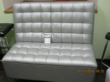 Диван "Форест-2" Кожзам Dila серебро