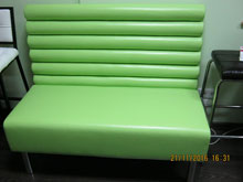 Диван "Каскад-2" Кожзам Rainbow green