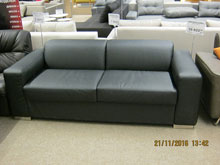 Диван "Люкс-3" Кожзам Неаполь черный