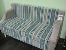 Диван Менсон-2 Полоса синяя