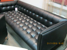 Диван "Меркурий-3" Кожзам Aurora black