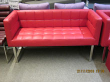 Диван "Нейт" Кожзам Itaka красный