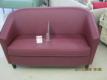 Диван "Рафаэла-2" Темно-вишневый