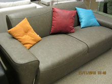 Диван "Санторини" Кожзам Твист крем