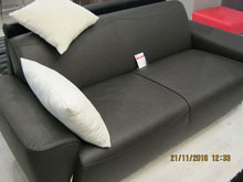 Диван "Санторини-3" Кожзам Твист шоколад