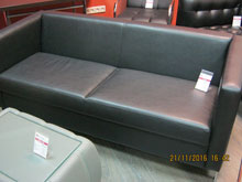 Диван "Стоун" Кожзам черный