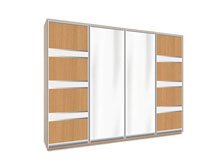 Четырехдверный шкаф-купе ВН366