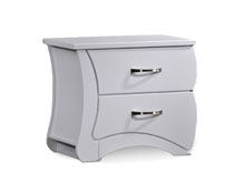 Тумба прикроватная Эвита (белый глянец)