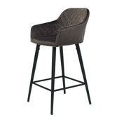 Antiba барный стул серо-коричневый