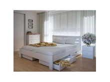 Кровать Эко плюс 90х200 с ящиками ясень