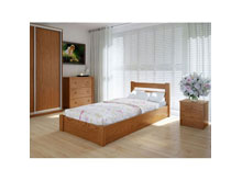 Кровать Скай 140х200 с подъемным механизмом ясень