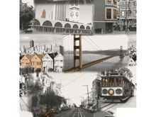 Поликоттон Экожаккард Сан-Франциско