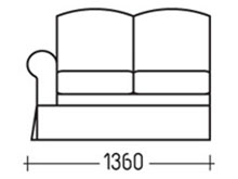 Диван "Эль-Секция 2" DLS