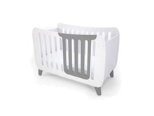 Кроватка Fashion Kit белая/серая