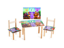 Набор детской мебели стол и 2 стула Лунтик