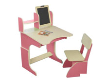 Парта с мольбертом растущая + стульчик