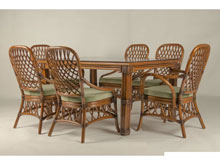 Обеденный комплект Феофания премиум орех (стол + 2 кресла + 4 стула)